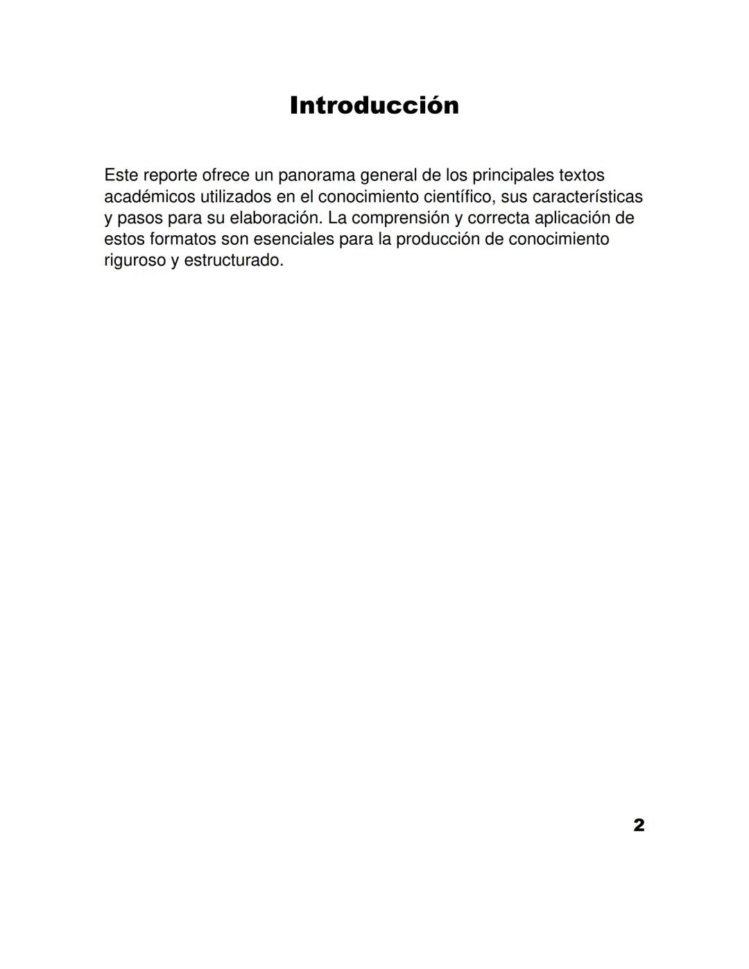 4
REPORTE DE INVESTIGACIÓN
SOBRE TEXTOS ACADÉMICOS
COMO HERRAMIENTAS DEL
CONOCIMIENTO CIENTÍFICO Indice.....
Introducción.........
Desarroll