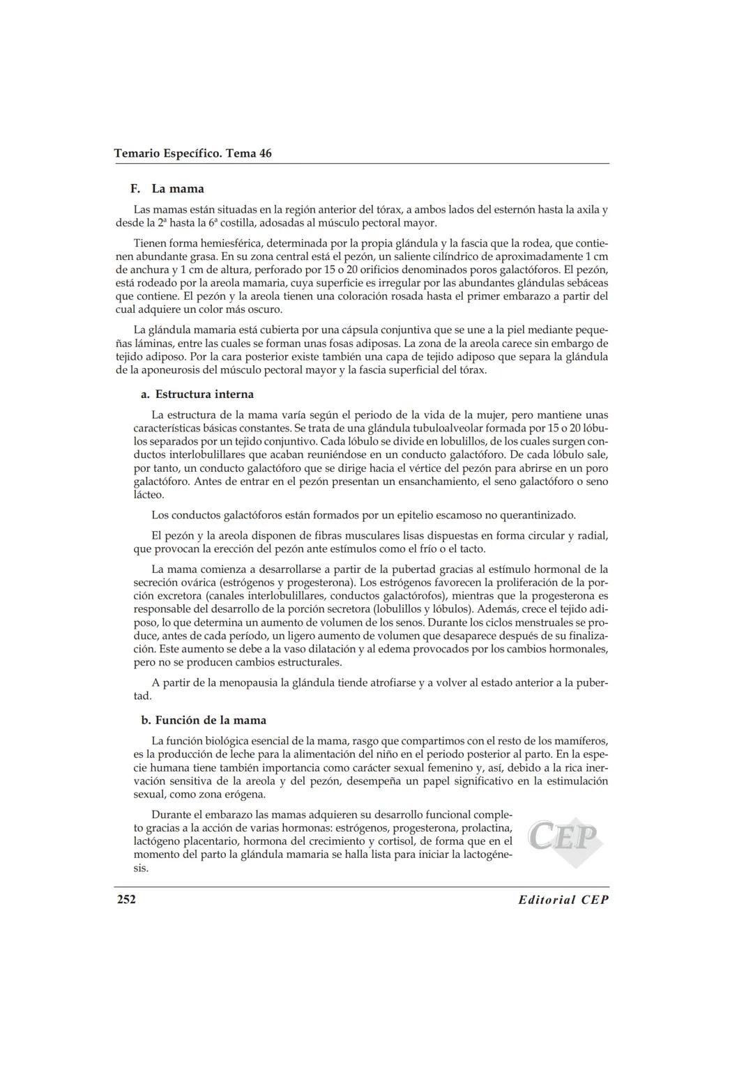 TEMA 46
ANATOMÍA Y FISIOLOGÍA DEL APARATO REPRODUCTOR
MASCULINO Y FEMEΝΙΝO
BIBLIOGRAFÍA
A. Cordova. Fisiologia Dinámica. Editorial Masson. 2