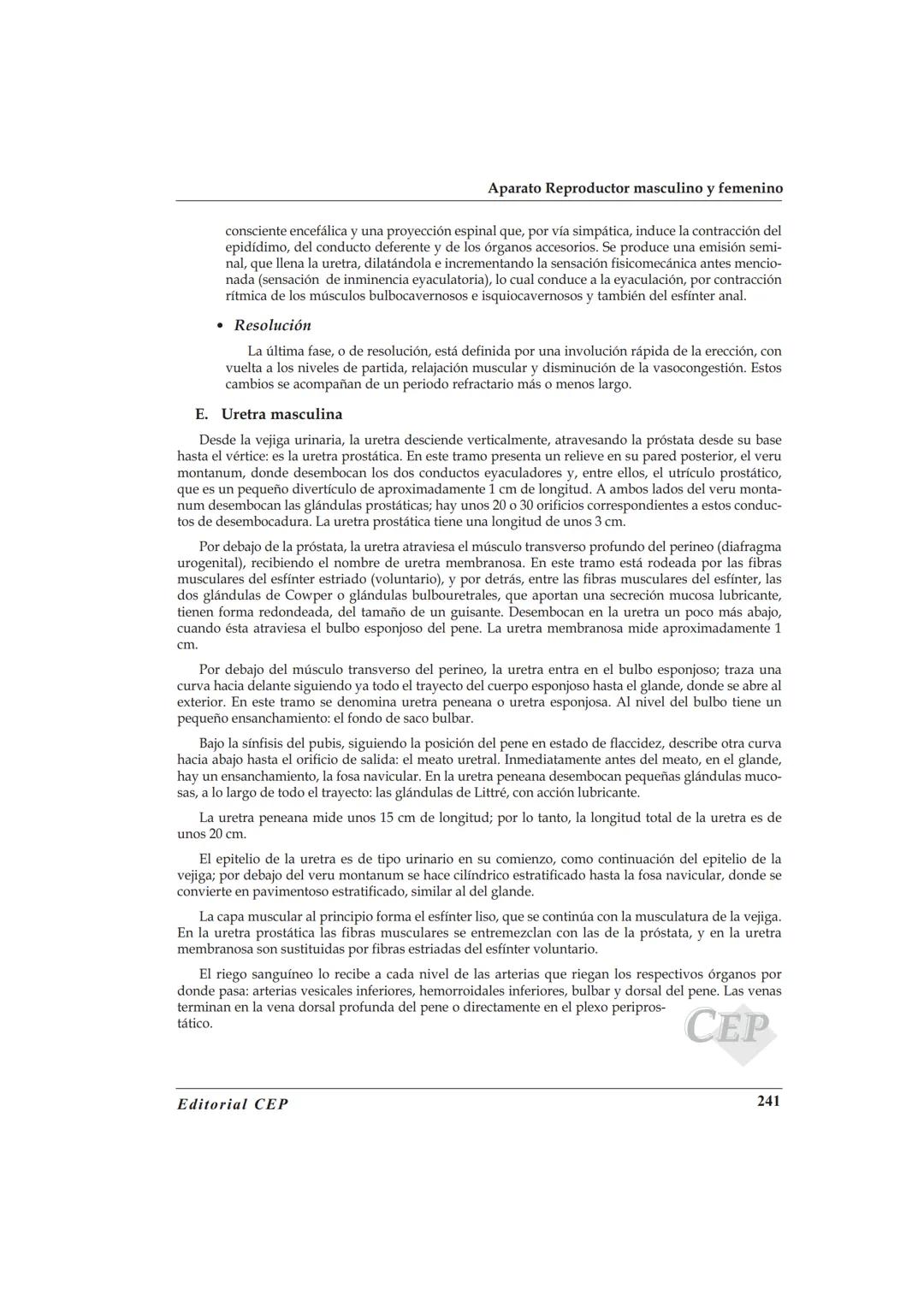 TEMA 46
ANATOMÍA Y FISIOLOGÍA DEL APARATO REPRODUCTOR
MASCULINO Y FEMEΝΙΝO
BIBLIOGRAFÍA
A. Cordova. Fisiologia Dinámica. Editorial Masson. 2