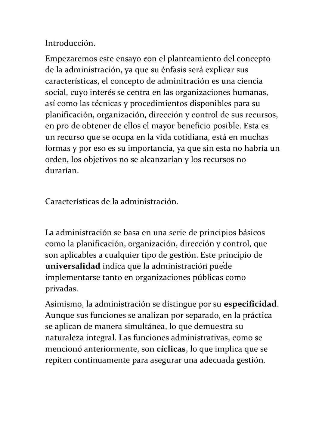 Claves de la administración moderna