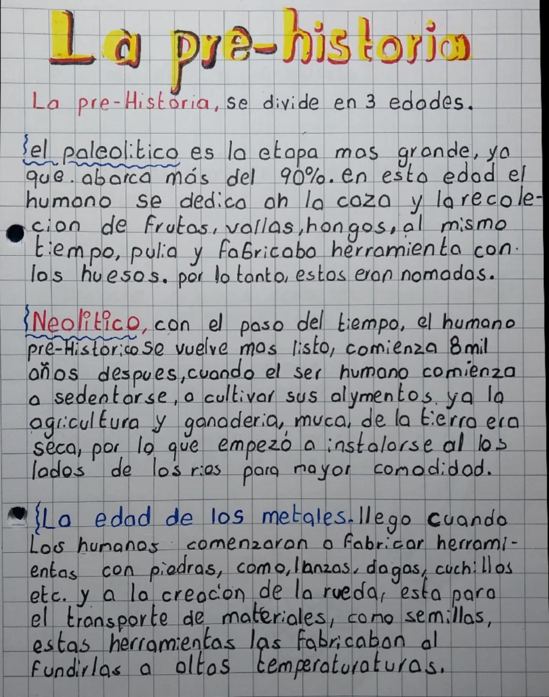 Explorando las edades de la prehistoria 💎