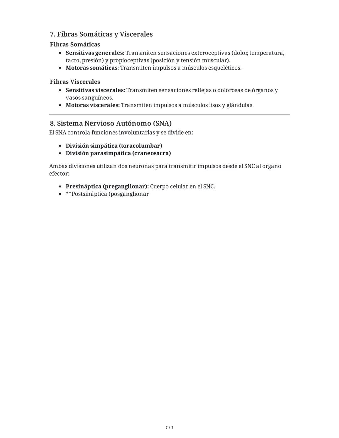 Resumen Extenso: Sistema Nervioso Central y Periférico
Introducción General
El sistema nervioso es el encargado de coordinar e integrar las 