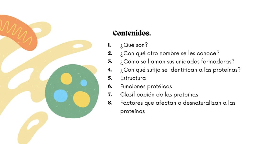 Las proteínas 