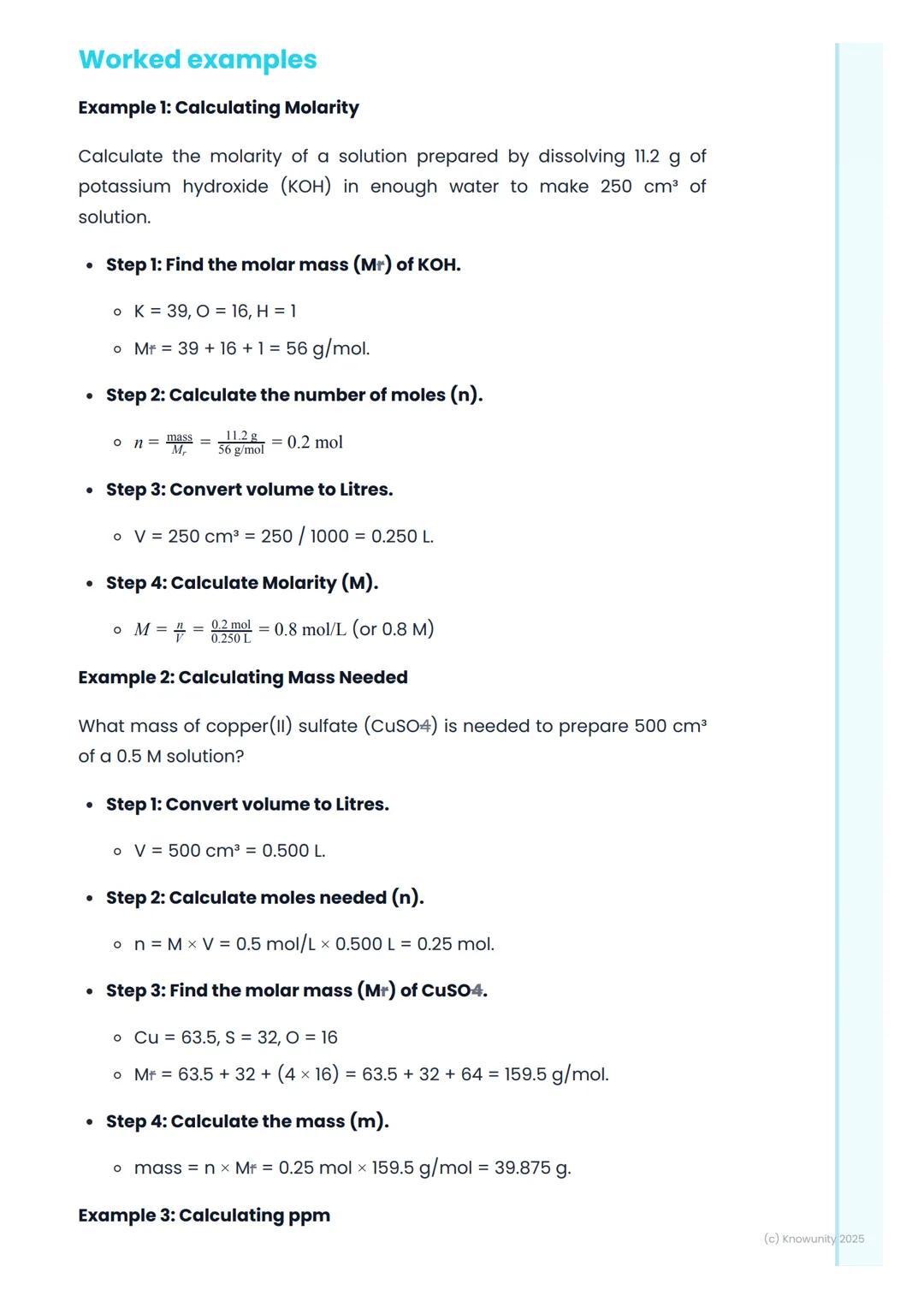 # Concentration of Solutions

## Introduction to concentration

Concentration is just a way of measuring how much 'stuff' (a solute) is
diss