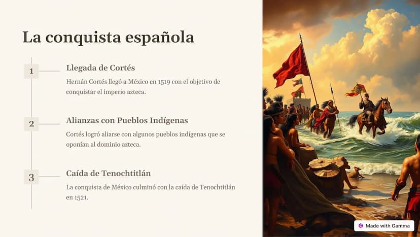 THE
DIEIND
SLA NOIRY LLATÉ
Orígenes prehispánicos
1
Civilizaciones
2
Avances Culturales
Antiguas
México fue hogar de grandes
Desarrollaron s