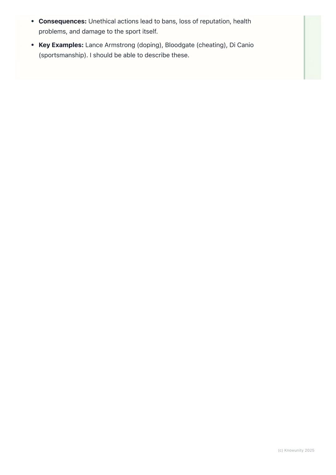 # Ethics and Fair Play

## An introduction to ethics and fair play

Ethics in sport is all about the moral principles that guide our behavio