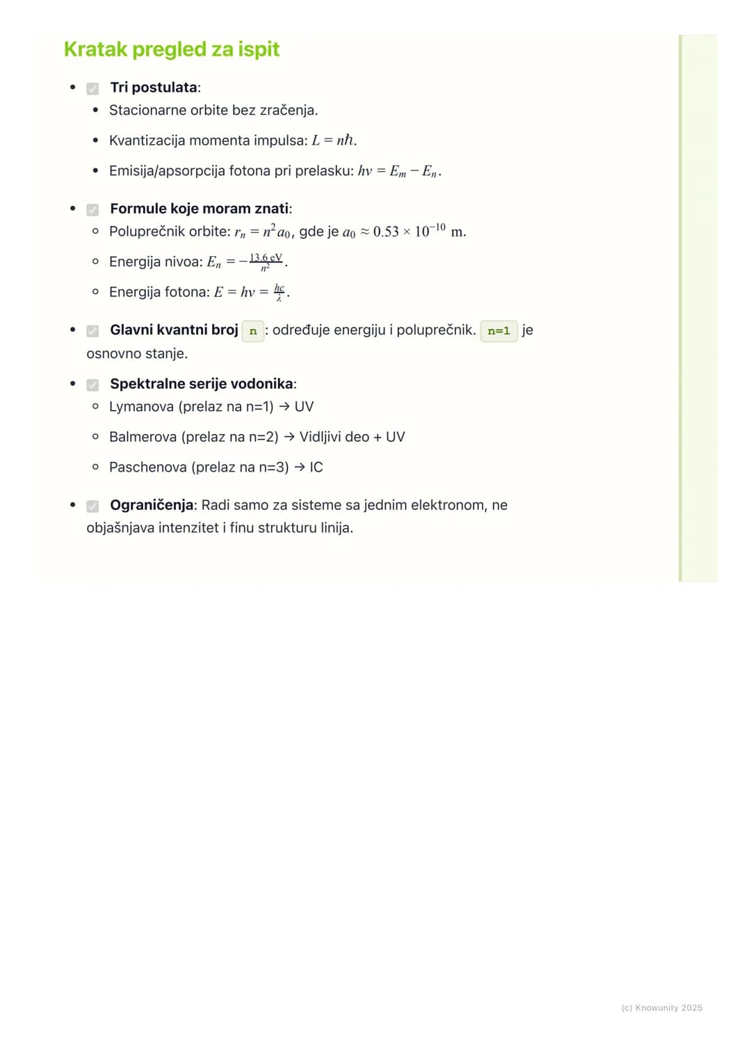 # Bohrov model atoma

Uvod u Bohrov model atoma

Rutherfordov planetarni model atoma je bio dobar početak, ali je imao veliki
problem: po kl