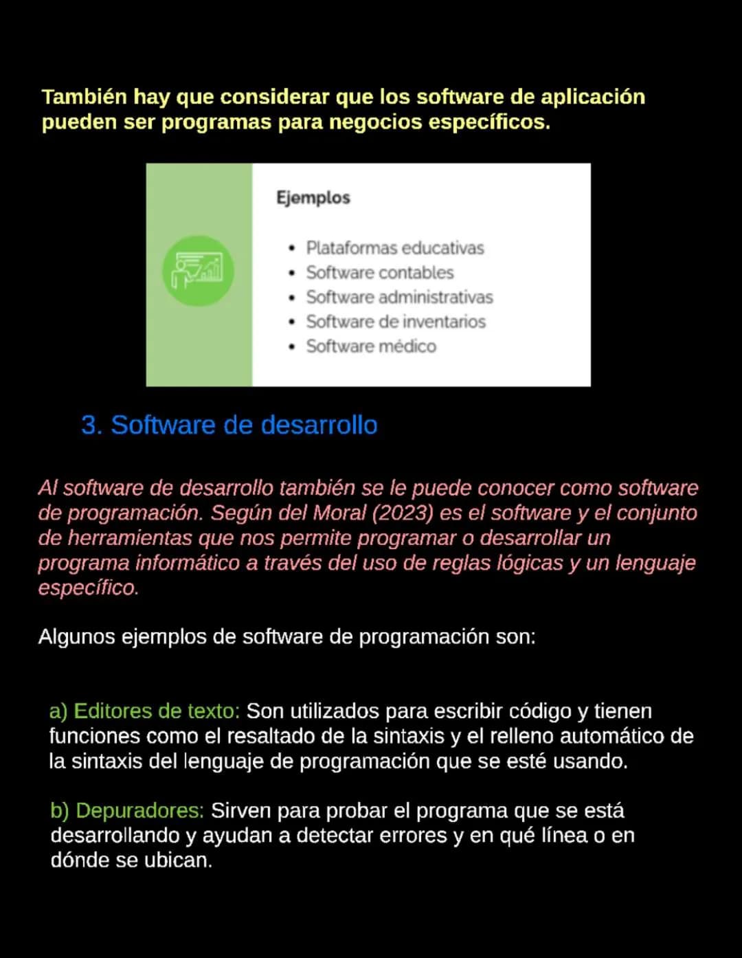 Introducción al Desarrollo de Software
06/05/2024
Introduccion al desarrollo de Software
Software
Según la Enciclopedia Concepto (2022), "El