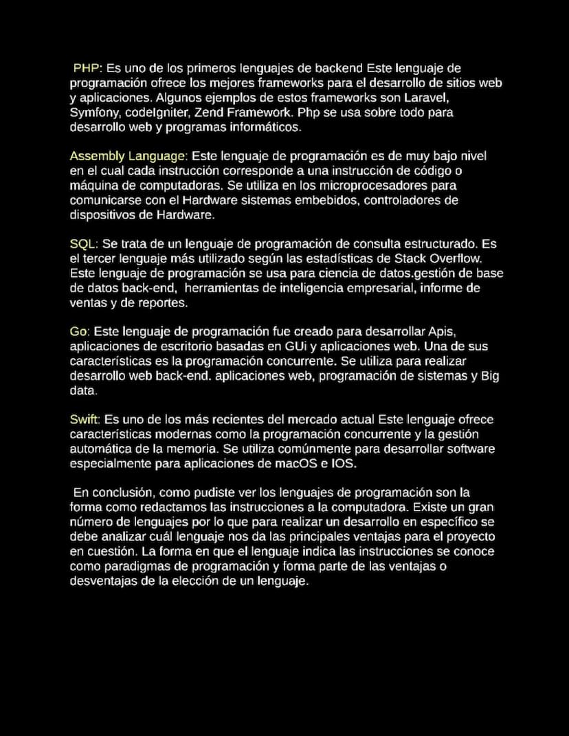 Introducción al Desarrollo de Software
06/05/2024
Introduccion al desarrollo de Software
Software
Según la Enciclopedia Concepto (2022), "El
