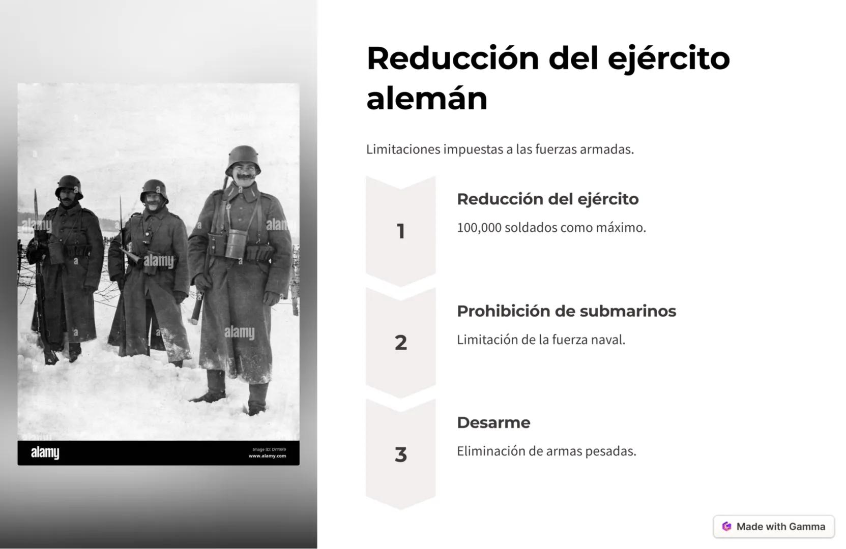 Antecedentes históricos
Fin de la Primera Guerra Mundial.
Inicio de la guerra
1
1914, tensiones europeas.
2
3
Imperio alemán
Enfrentó a Fran