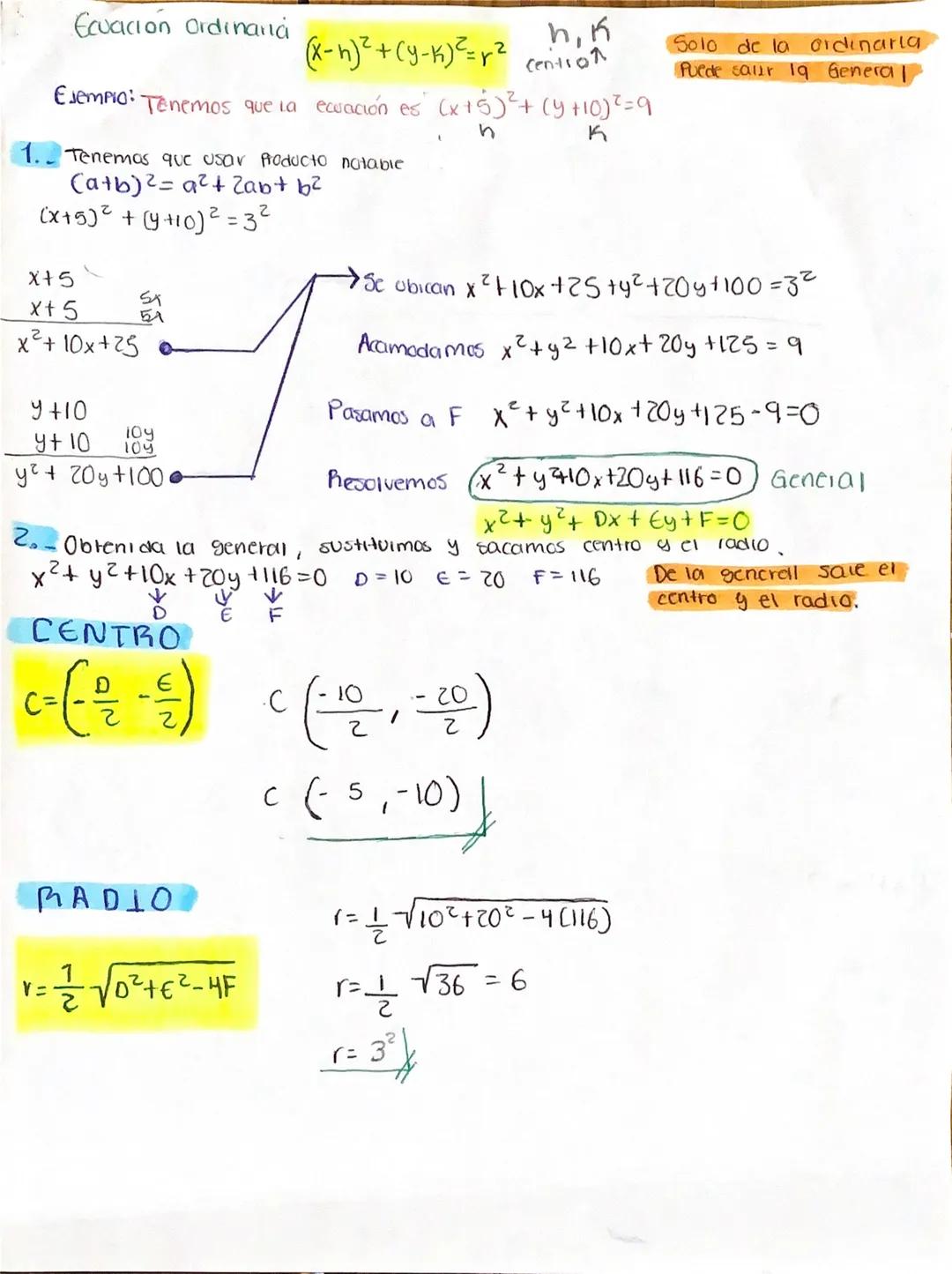 Ecuación de la recta conocidos 2 puntos
y-y1= \frac{y2-y1}{x2-x1}(x-x1)
Ejemplo: Los vertices de un triangulo estan en los puntos P
A (-3,-5