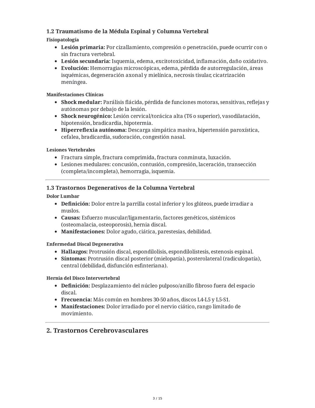 CAPÍTULO 18: Trastornos Transitorios del SNC, SNP y de la
Unión Neuromuscular
1. Trastornos del Sistema Nervioso Central
1.1 Traumatismo Enc