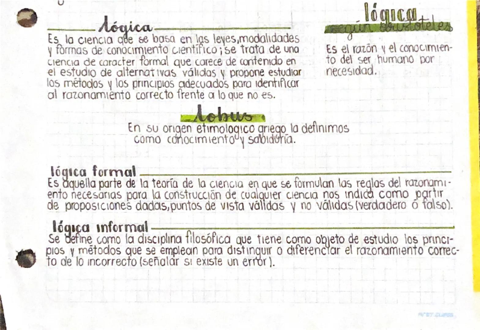 lógica
Es la ciencia que se basa en las leyes,modalidades
y formas de conocimiento cientifico; se trata de una
ciencia de caracter formal qu