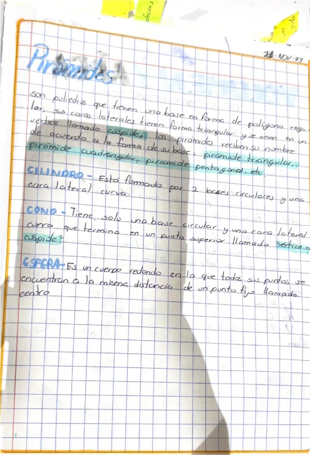 21-Nov-24

# Cuerpos geométricos

Un cuerpo geométrico se forma por 3 dimensiones: largo,
ancho y altura o profundidad.

Los cuerpos geométr