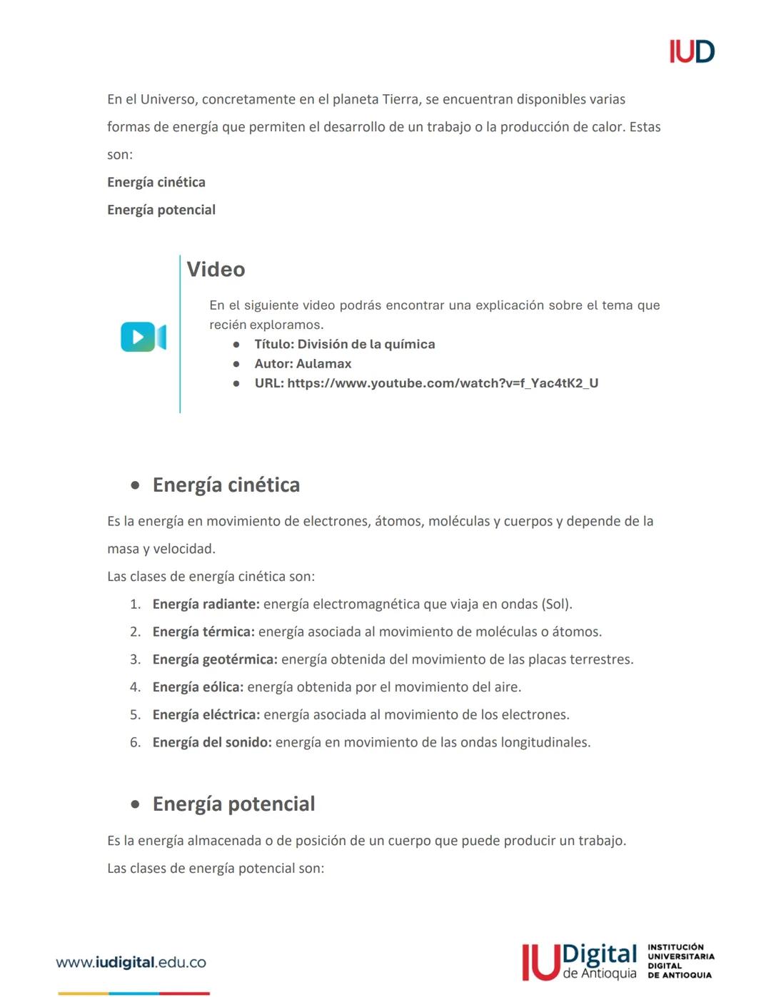 Desarrollo de contenido
Unidad 1
Generalidades, nociones
fundamentales, la tabla
periódica y el enlace químico
Ingeniería Mecatrónica
JUDigi