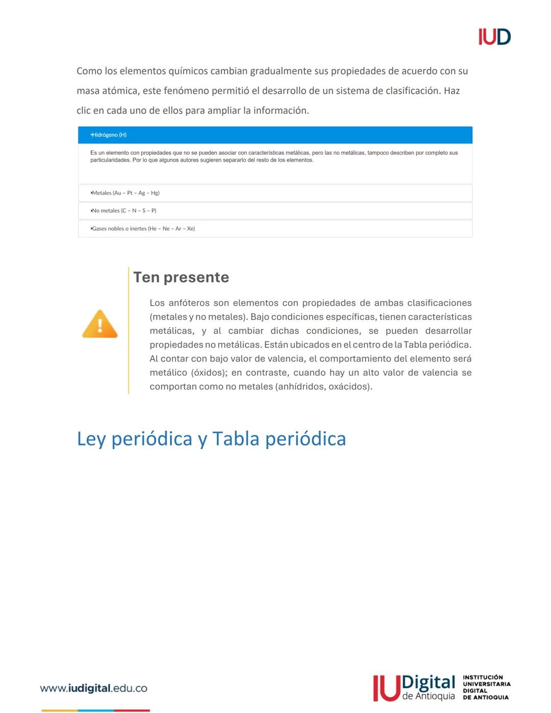 Desarrollo de contenido
Unidad 1
Generalidades, nociones
fundamentales, la tabla
periódica y el enlace químico
Ingeniería Mecatrónica
JUDigi