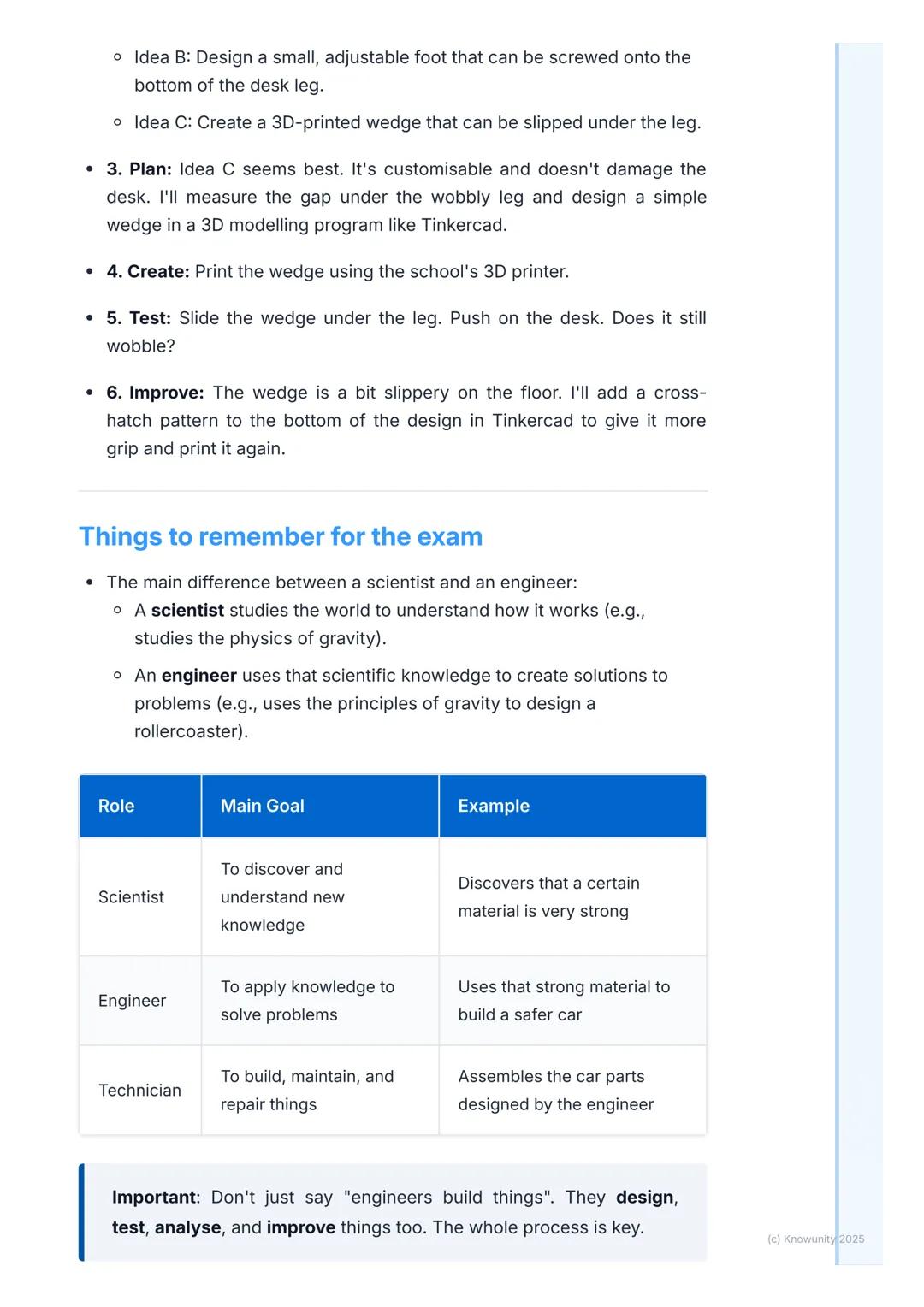 # What is Engineering?

What engineering is all about

Engineering is basically about using science and maths to solve real-world
problems. 