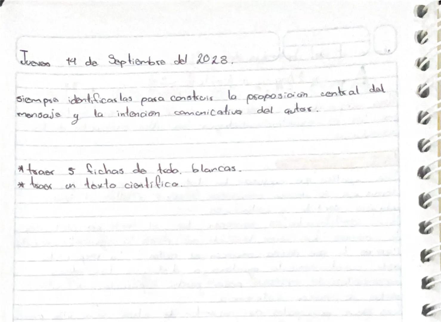 Jueves 14 de Septiembro del 2023.
Analisis de textos. "
Para comprender la información que se busca en fuentes.
escritas es importante disti