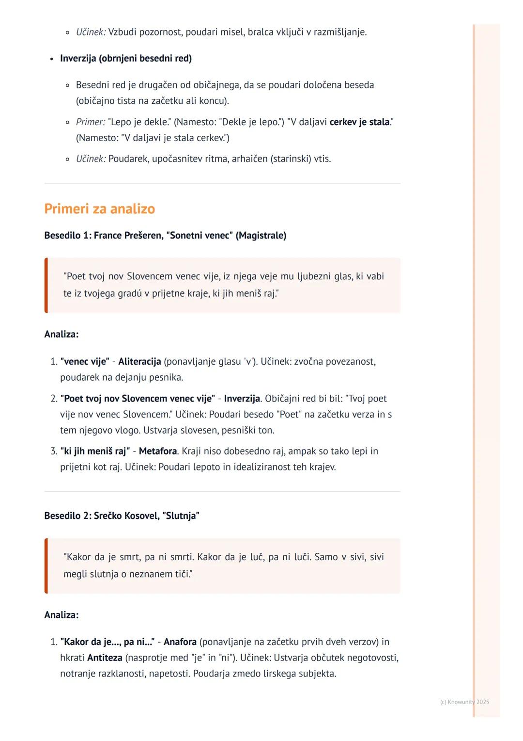 # Retorične Figure in Slogovna
Sredstva

Uvod v retorične figure in slogovna sredstva

To so v bistvu "orodja", ki jih pisatelji in govorci 