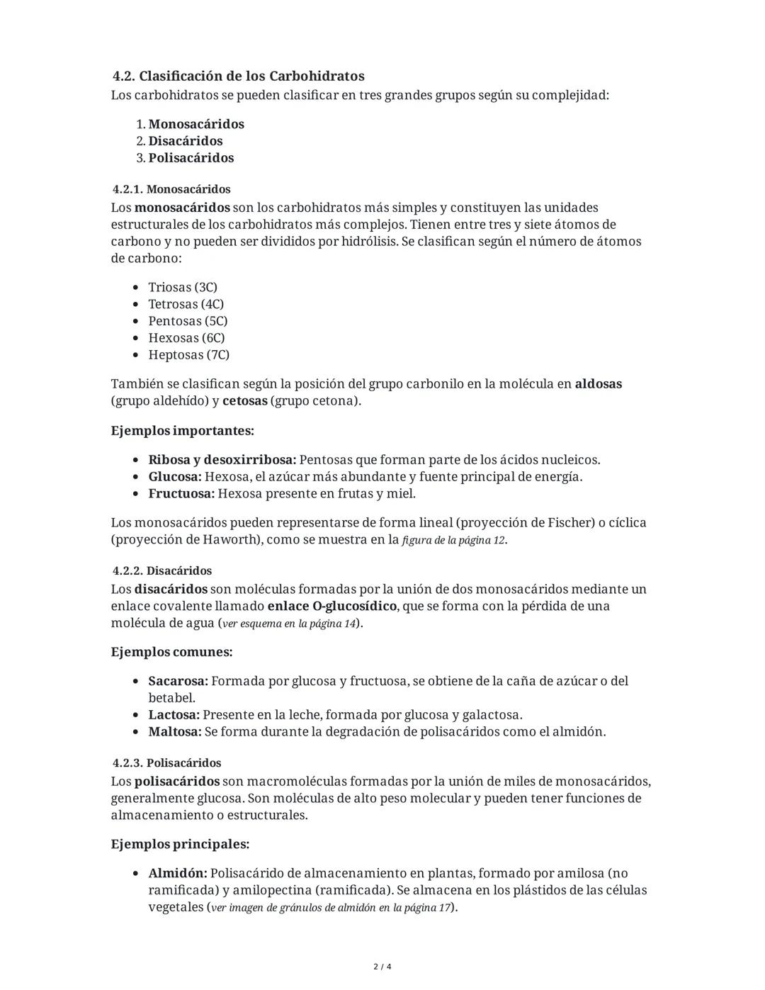 Resumen Extendido: Biomoléculas Orgánicas y Carbohidratos
1. Introducción a las Biomoléculas
Las biomoléculas son compuestos químicos que fo