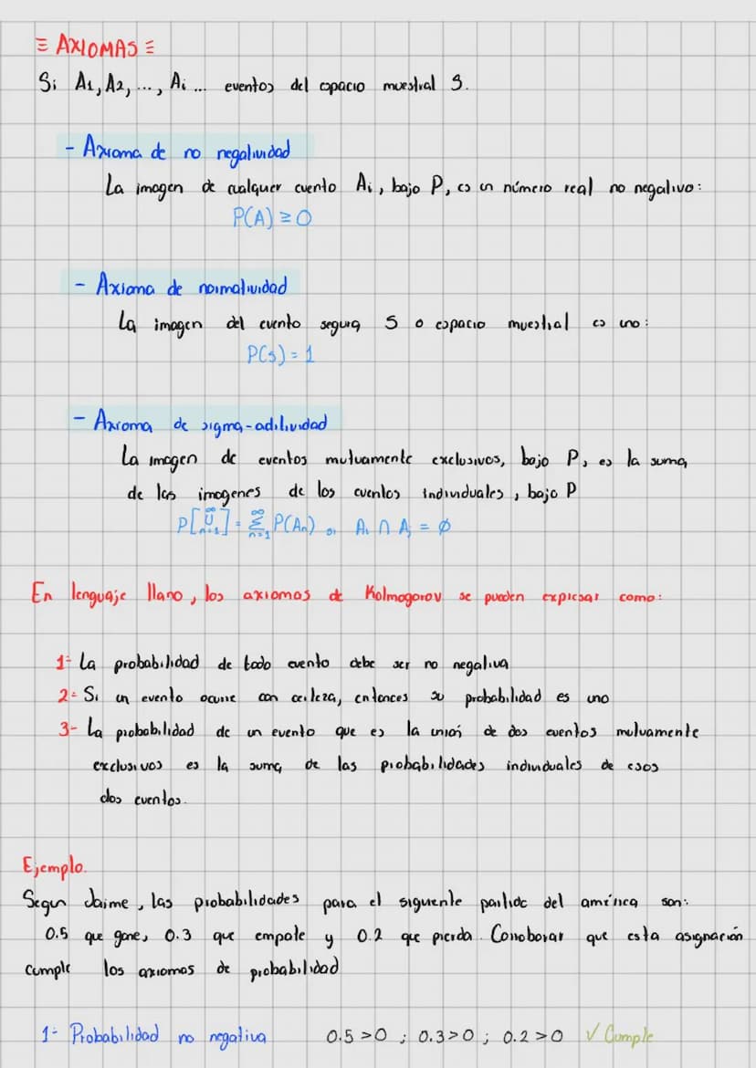 TEMA 1
TEORIA DE LA PROBABILIDADE
in 1812 su obra Theorie Analytique des Probabilites.
Pierre Simon Laplace publica
en
la
que
toma las contr