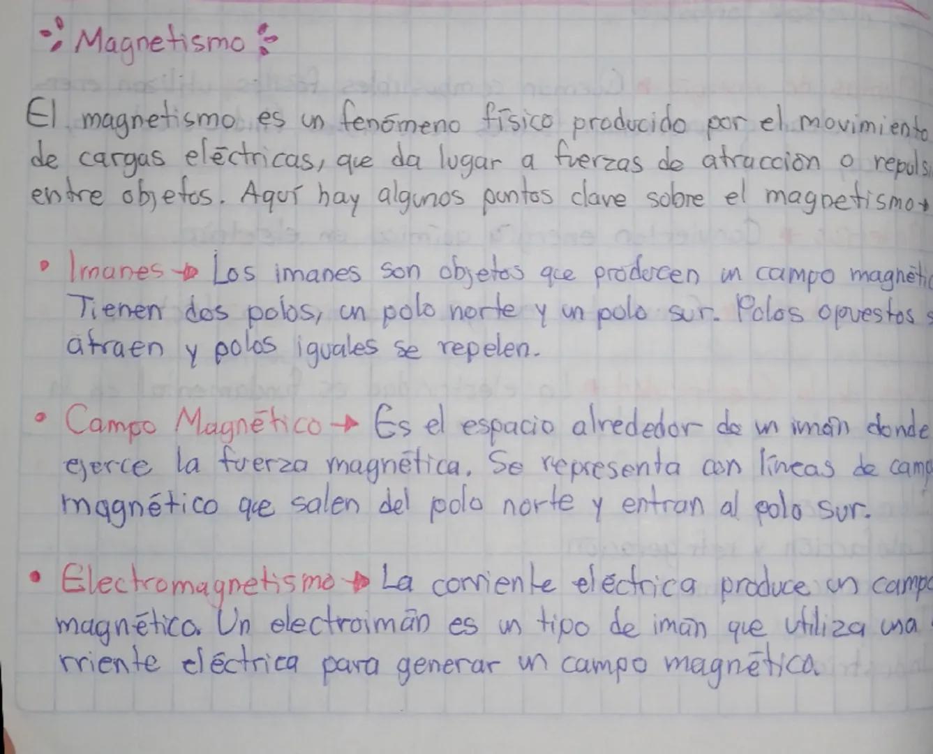 ## Magnetismo

El magnetismo es un fenómeno físico producido por el movimiento
de cargas eléctricas, que da lugar a fuerzas de atracción o r
