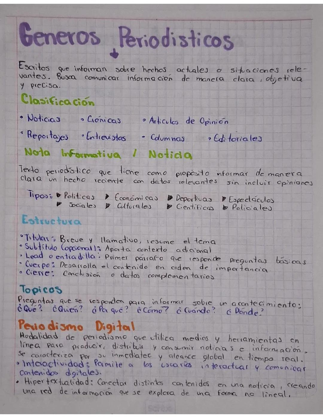 Explorando Géneros Periodísticos y Cómo Realizar una Lectura Analítica