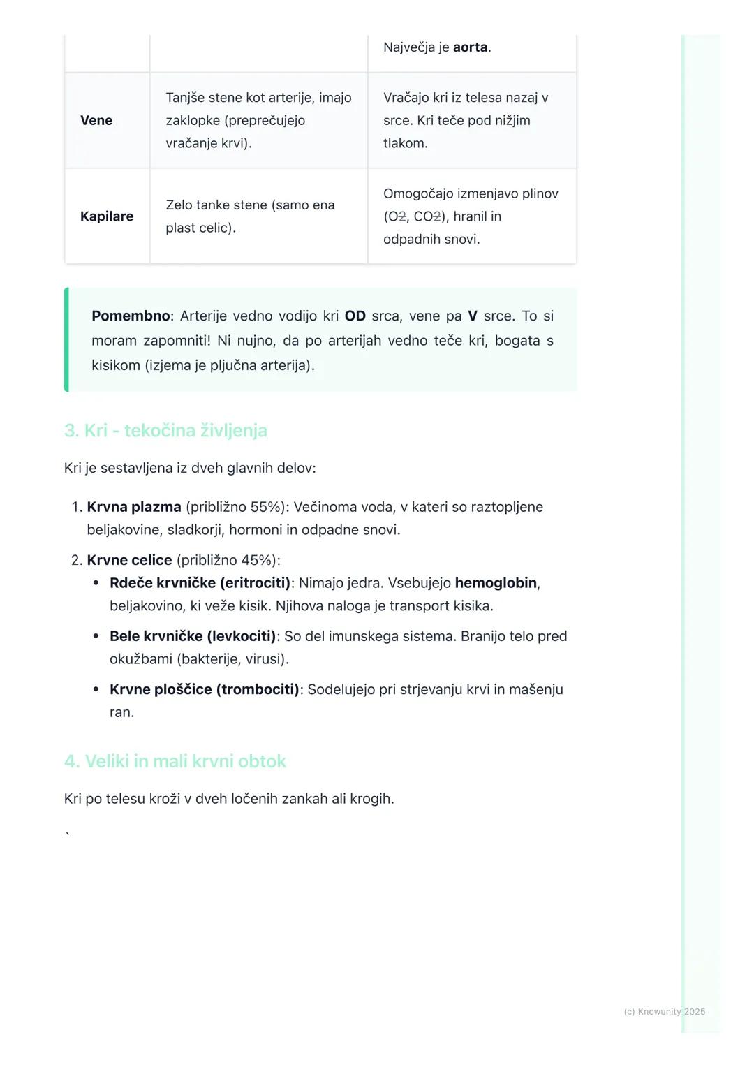 # Krvni obtok

Uvod v krvni obtok

Krvni obtok je transportni sistem našega telesa. Predstavljam si ga kot mrežo
cest (krvne žile), po kater