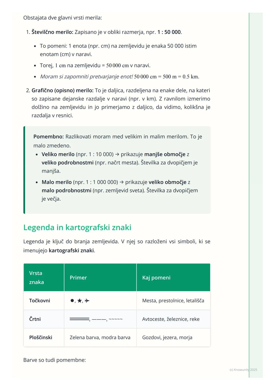 # Zemljevidi in njihovi elementi

## Kaj so zemljevidi in zakaj so pomembni?

Zemljevid je pomanjšana in posplošena podoba Zemljinega površj