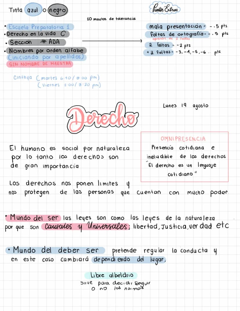 .
Tinta azul onegro)
Escuela Preparatoria
•Derecho en la vida C.
• Sección #ADA
Nombres por orden alfabe.
Ciniciando por apellidos)
SIN NOMB