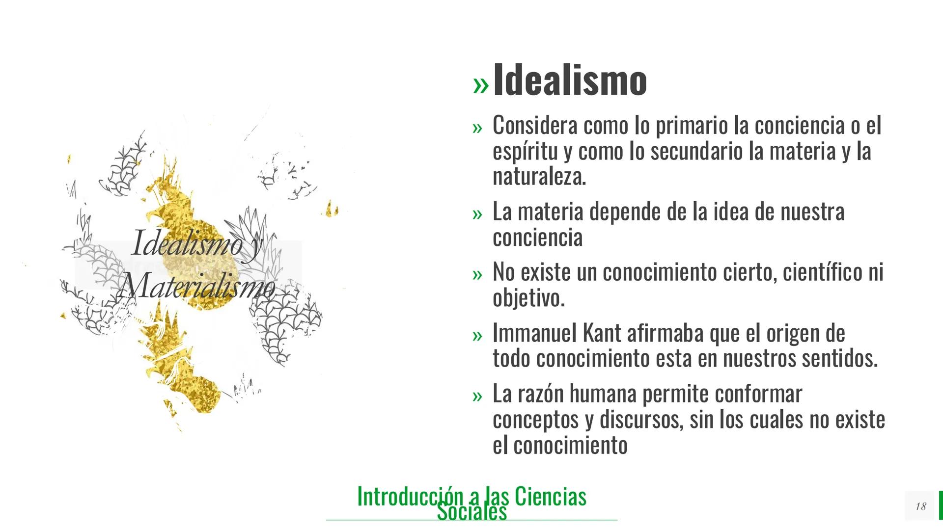 Introducción a las Ciencias Sociales
Tipos de
Conocimiento
Intuitivo
Empírico
Religioso
Filosófico
Científico
2 | Tipos de Conocimiento
Intu