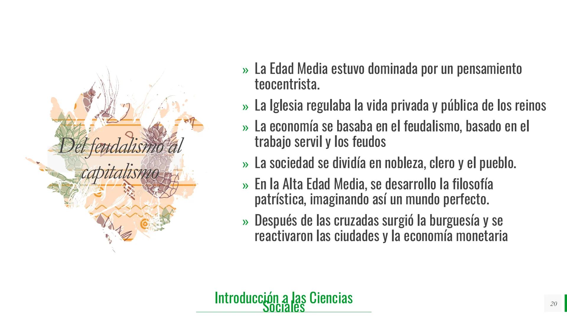 Introducción a las Ciencias Sociales
Tipos de
Conocimiento
Intuitivo
Empírico
Religioso
Filosófico
Científico
2 | Tipos de Conocimiento
Intu