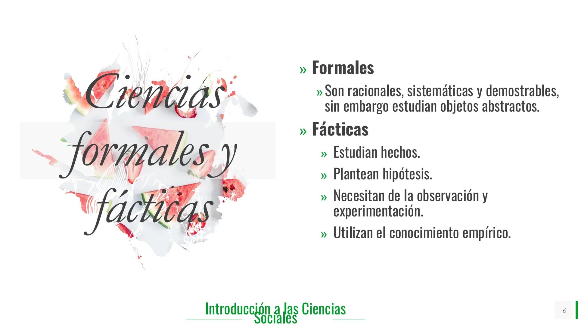 Introducción a las Ciencias Sociales
Tipos de
Conocimiento
Intuitivo
Empírico
Religioso
Filosófico
Científico
2 | Tipos de Conocimiento
Intu