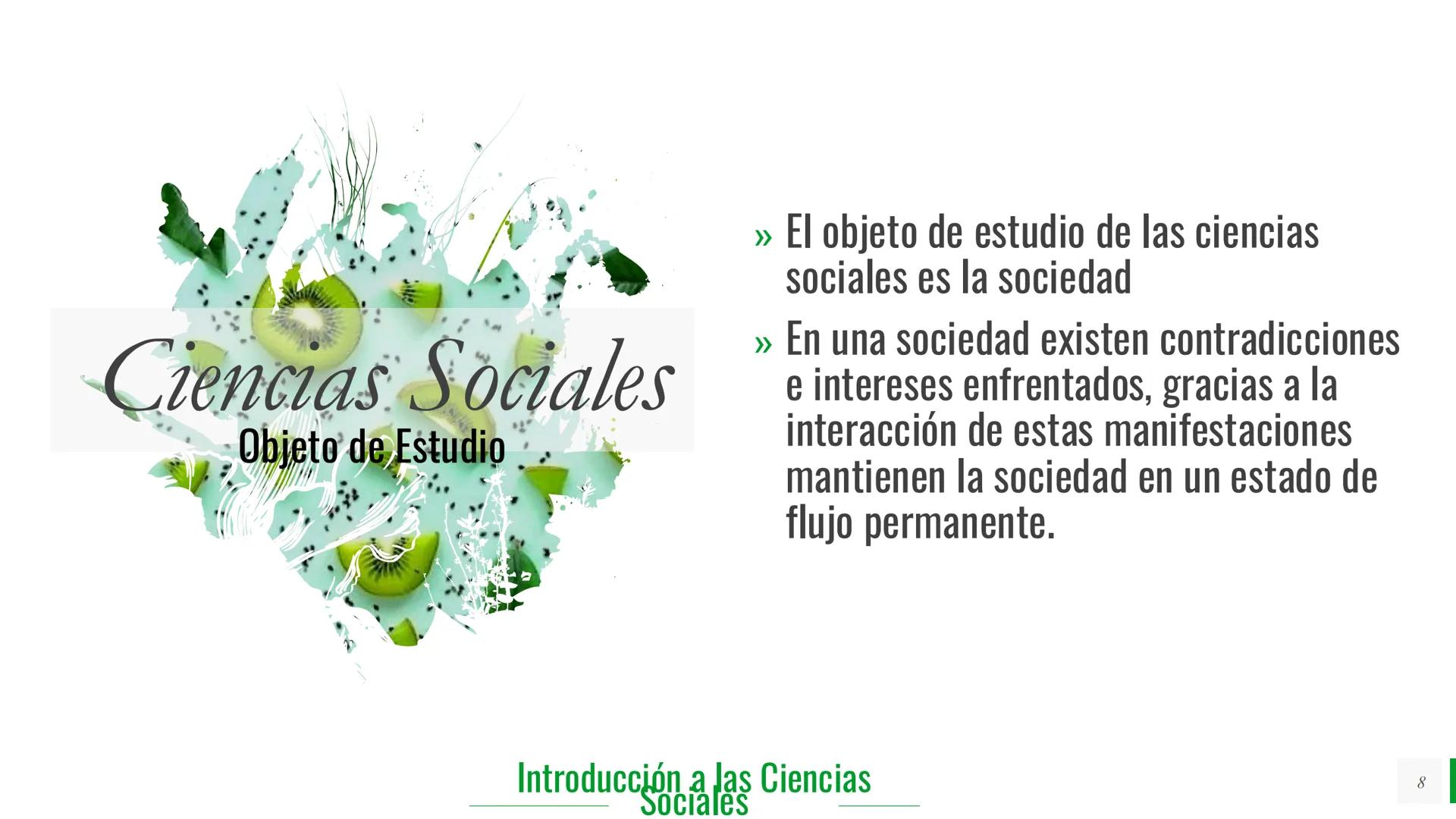 Introducción a las Ciencias Sociales
Tipos de
Conocimiento
Intuitivo
Empírico
Religioso
Filosófico
Científico
2 | Tipos de Conocimiento
Intu