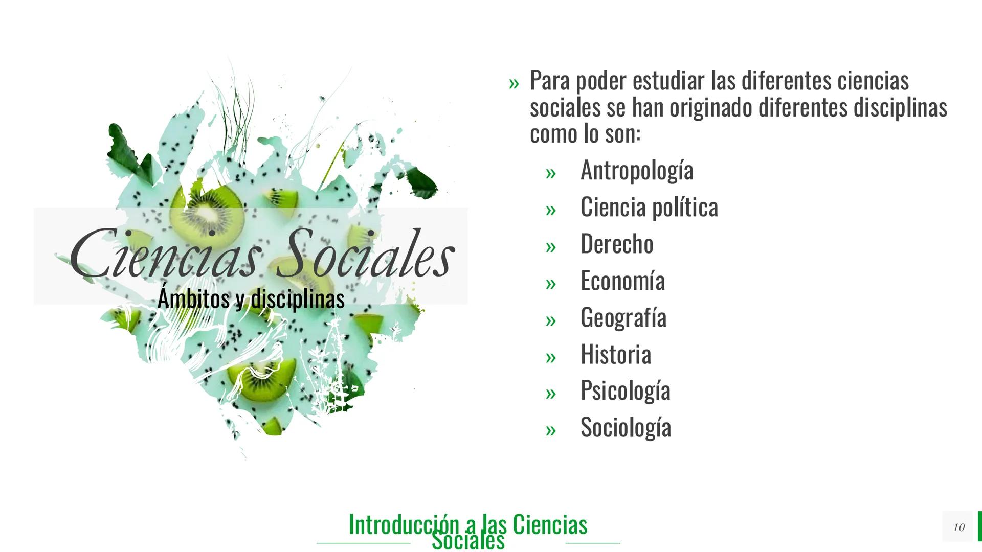 Introducción a las Ciencias Sociales
Tipos de
Conocimiento
Intuitivo
Empírico
Religioso
Filosófico
Científico
2 | Tipos de Conocimiento
Intu