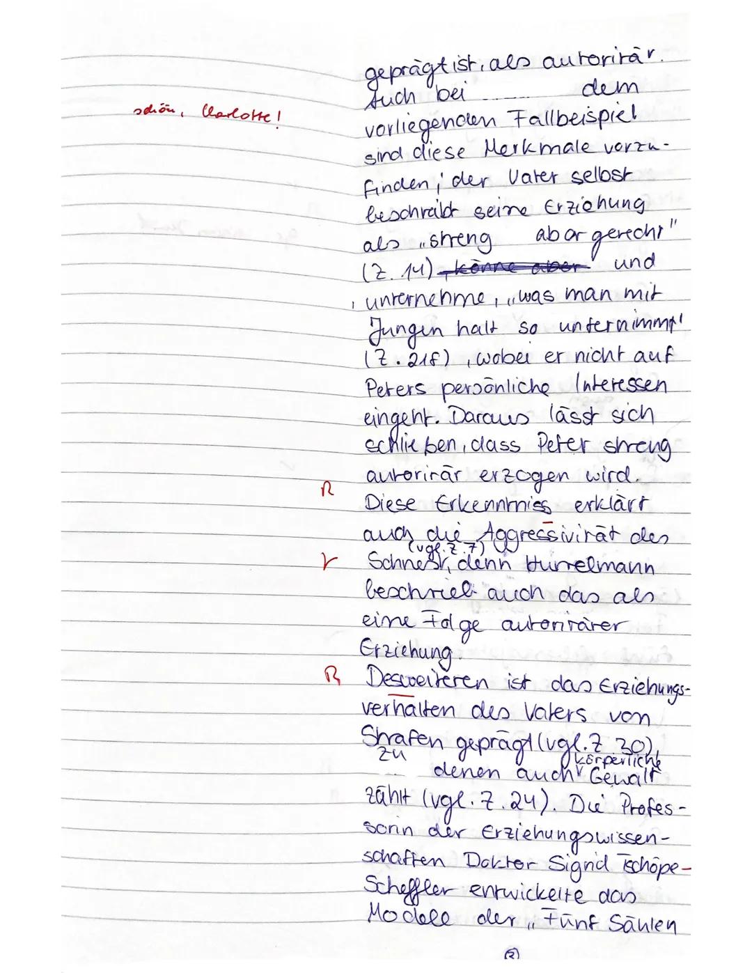 # Fallbeschreibung,,, Peter"

Peter ist das jüngste von drei Kindern der Familie W.. Er wird im Alter von zehn Jahren
einer Erziehungsberatu