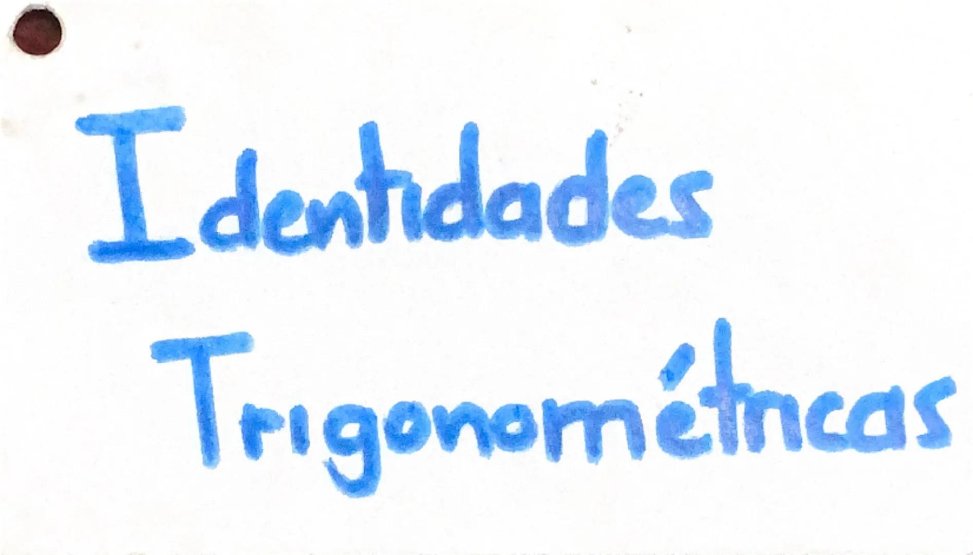 ## Identidades

## Trigonométricas • Relaciones Inversas

$csc\theta = \frac{1}{sin\theta}$ ; $sen\theta = \frac{1}{csc\theta}$

$sec\theta 