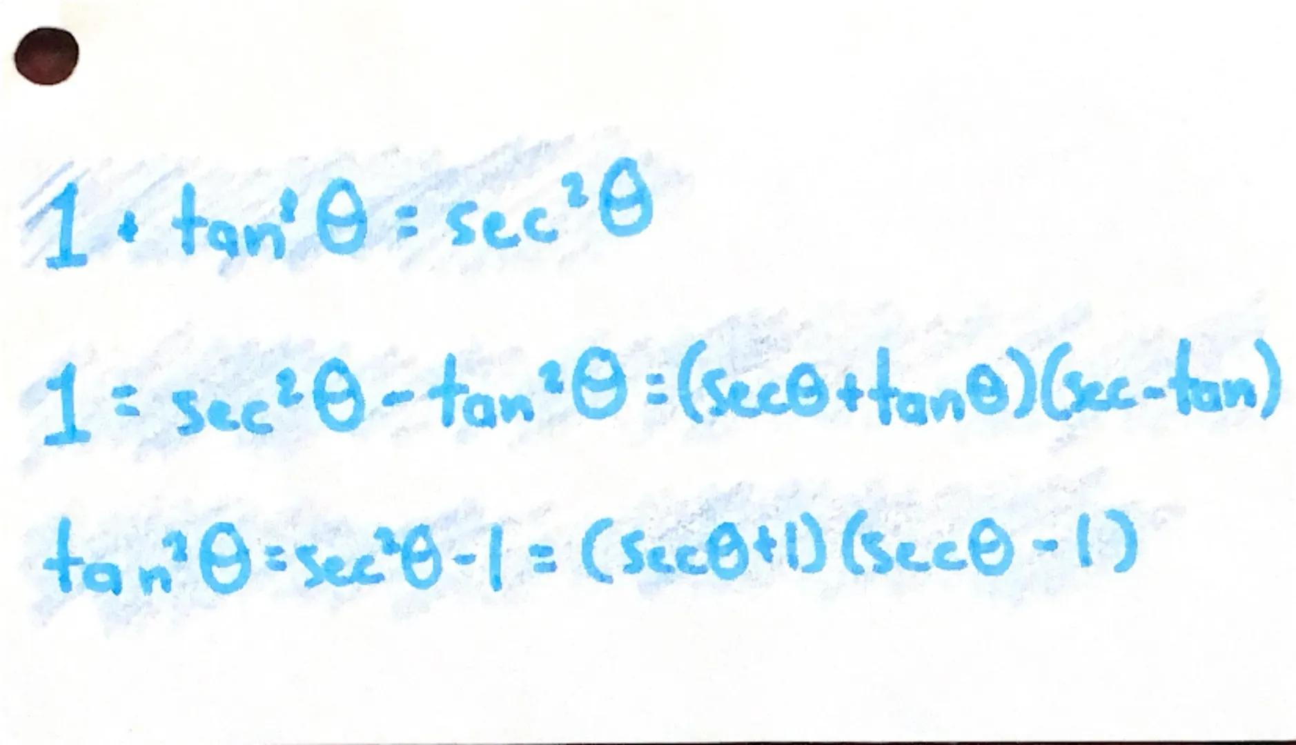 ## Identidades

## Trigonométricas • Relaciones Inversas

$csc\theta = \frac{1}{sin\theta}$ ; $sen\theta = \frac{1}{csc\theta}$

$sec\theta 