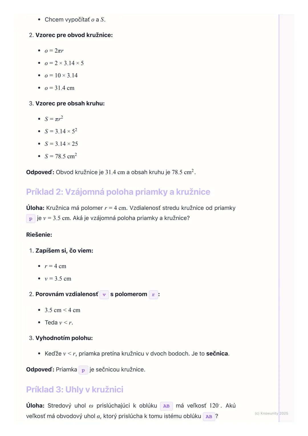 # Kruh a kružnica

## 1. Úvod do kruhu a kružnice

Tieto poznámky sú o kruhu a kružnici, čo sú základné geometrické tvary, ktoré
vidíme všad