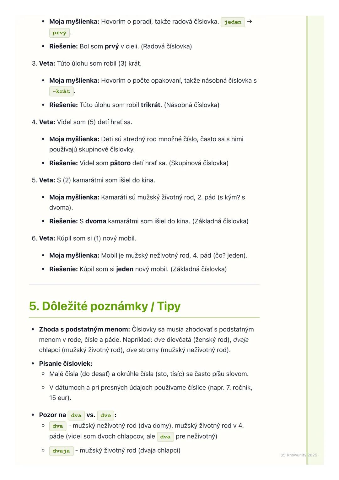 # Číslovky

1. Úvod do čísloviek

Ahojte! Dnes si zopakujeme číslovky, čo je super dôležitá časť slovenčiny.
Číslovky sú slová, ktoré nám ho