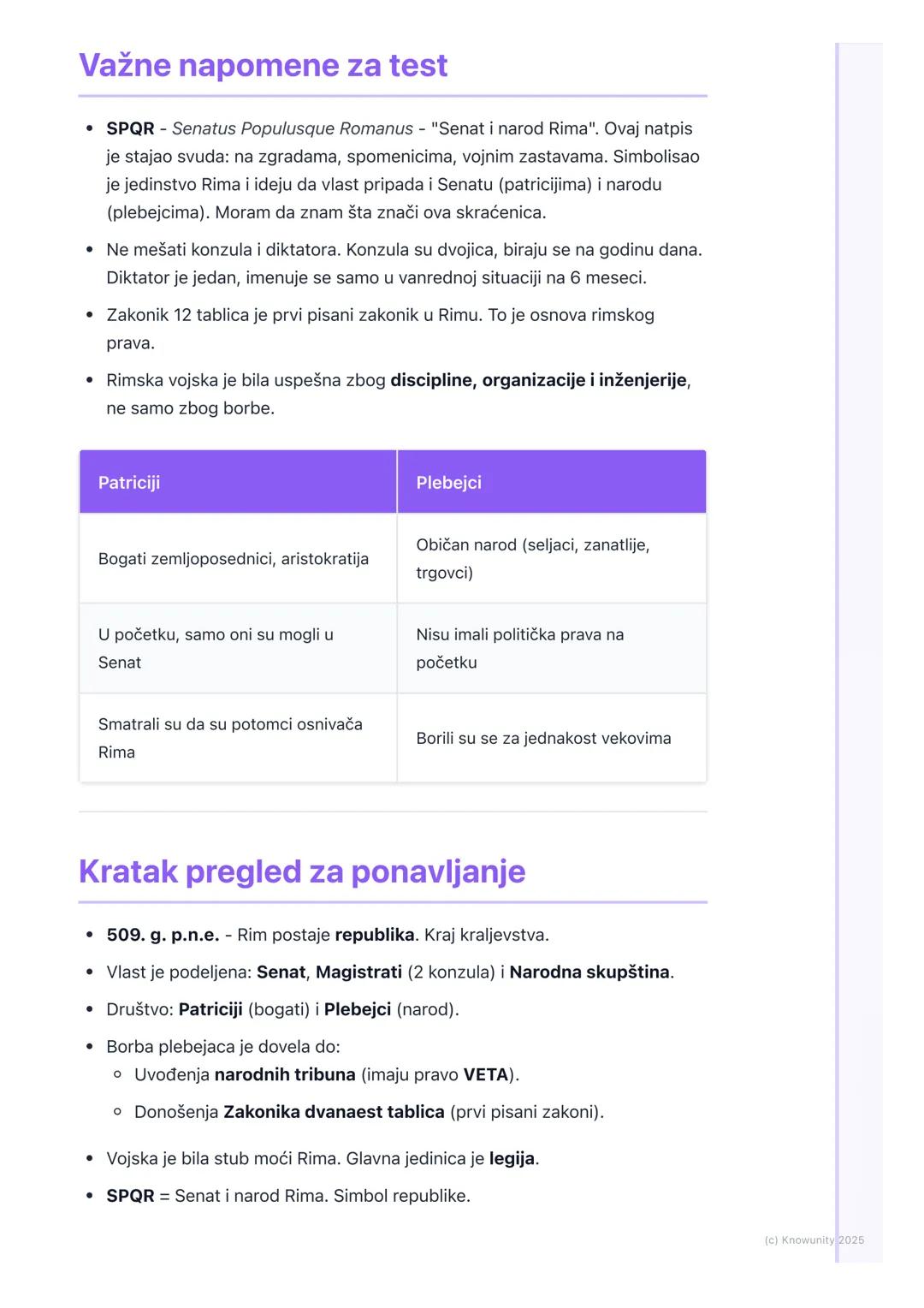 # Rimska republika: Senat, 
narod i vojska

Uvod u Rimsku republiku

Posle kraljeva, Rimljani nisu hteli da jedan čovek ima svu vlast. Zato 