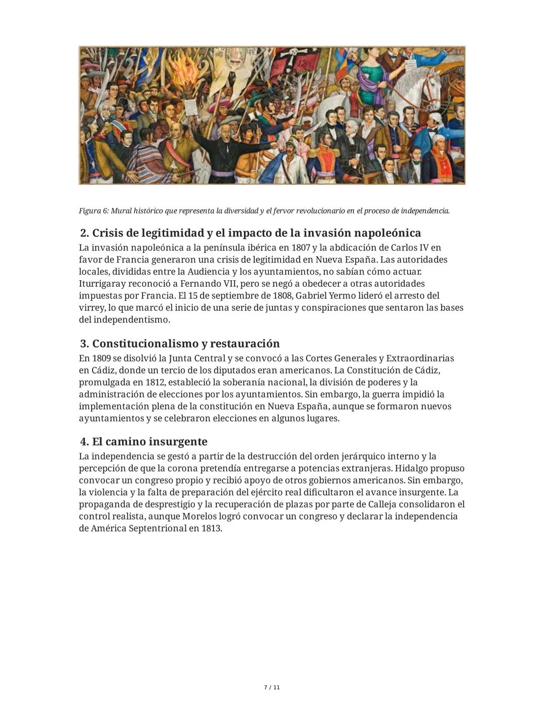 El nuevo orden, 1821-1848
1. Introducción y contexto internacional
Tras la independencia de México en 1821, el país enfrentó un escenario in