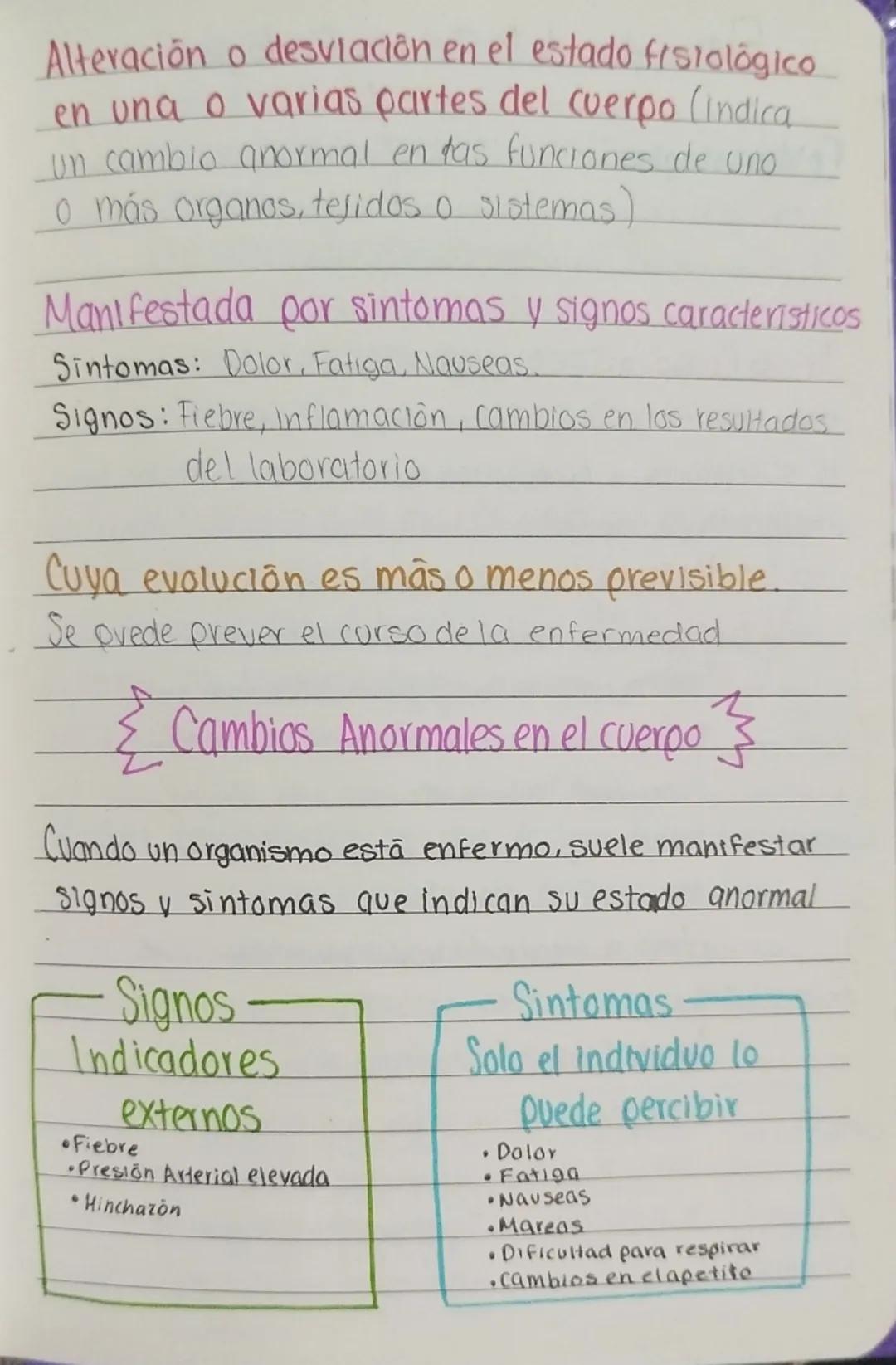# Concepto de Salud y Enfermedad

Salud: La OMS definió la salud como el estado de
completo bienestar Fisico, Social y mental, y no
solament