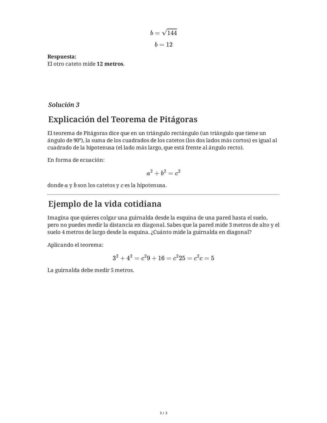 2 June 2025
Teorema de Pitágoras: Evaluación Práctica
Tarea 1
Un triángulo rectángulo tiene catetos que miden 6 cm y 8 cm. Utiliza el teorem
