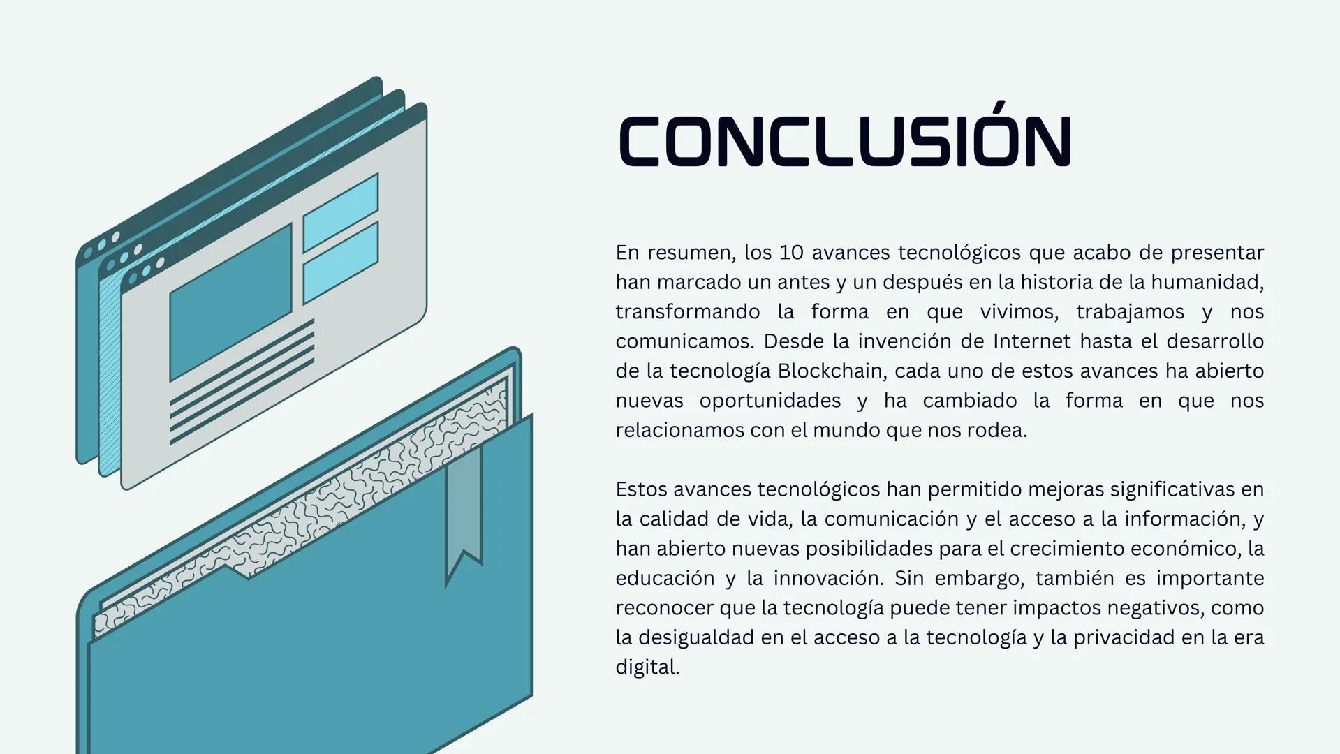 Realizado por Aleyna
AVANCES
TECNOLÓGICOS # INTRODUCCIÓN
La tecnología ha avanzado a pasos gigantescos en las
últimas décadas, transforman