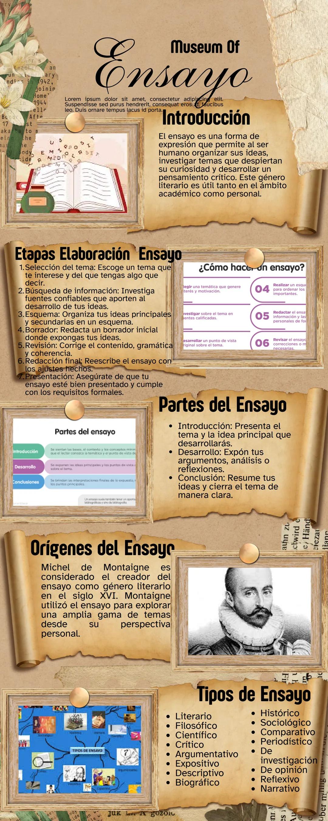 Joinin
1944
Museum Of
Ensayo
Lorem ipsum dolor sit amet, consectetur
uspendisse sed purus hendrerit, consequat eros
Port Introducción
El ens