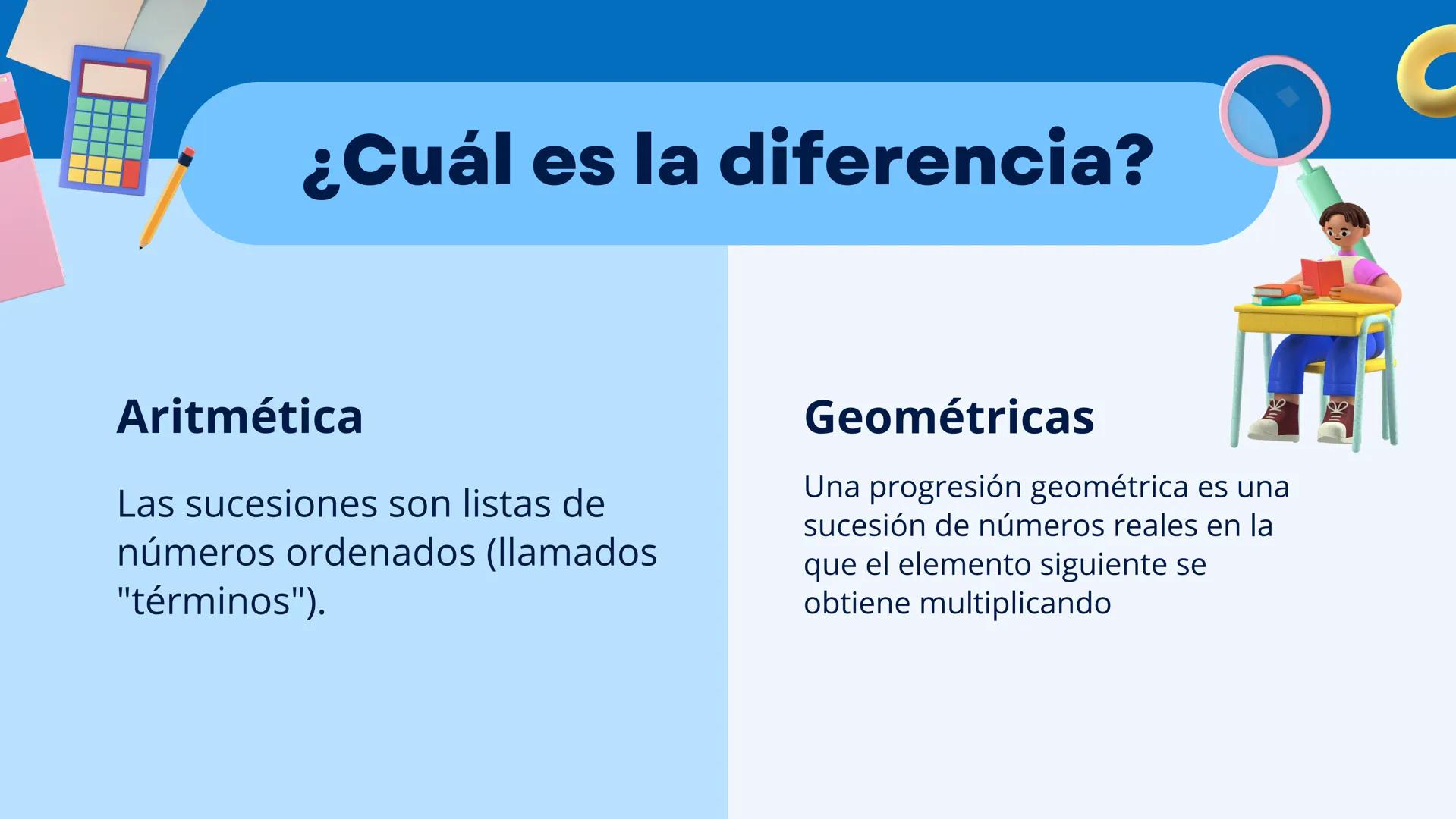# Resolución
## de las
## sucesiones # ¿Qué es una sucesión
numérica?
Las sucesiones son listas de números ordenados
(llamados "términos"),