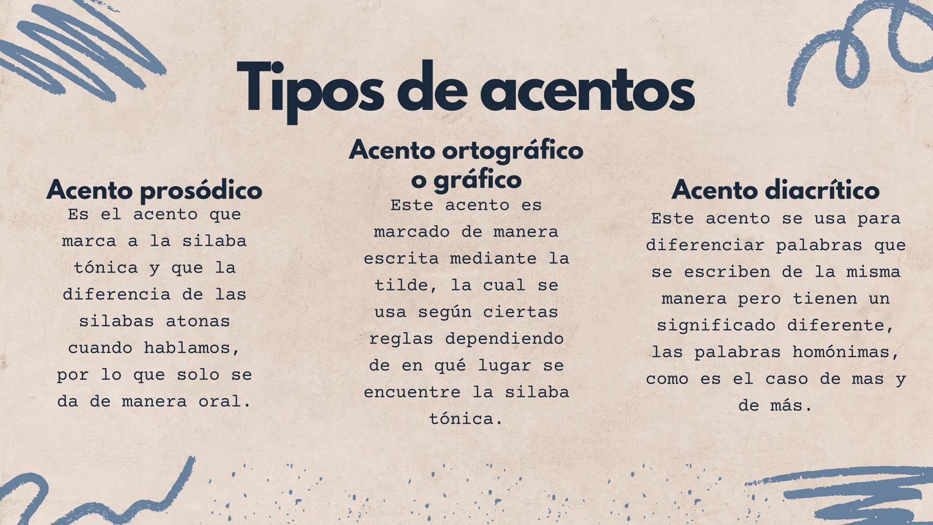 ACENTOS
را ¿Qué es el acento?
Es el relieve en la pronunciación de una
distinguiéndola de las demás por una
silaba,
mayor intensidad, una ma