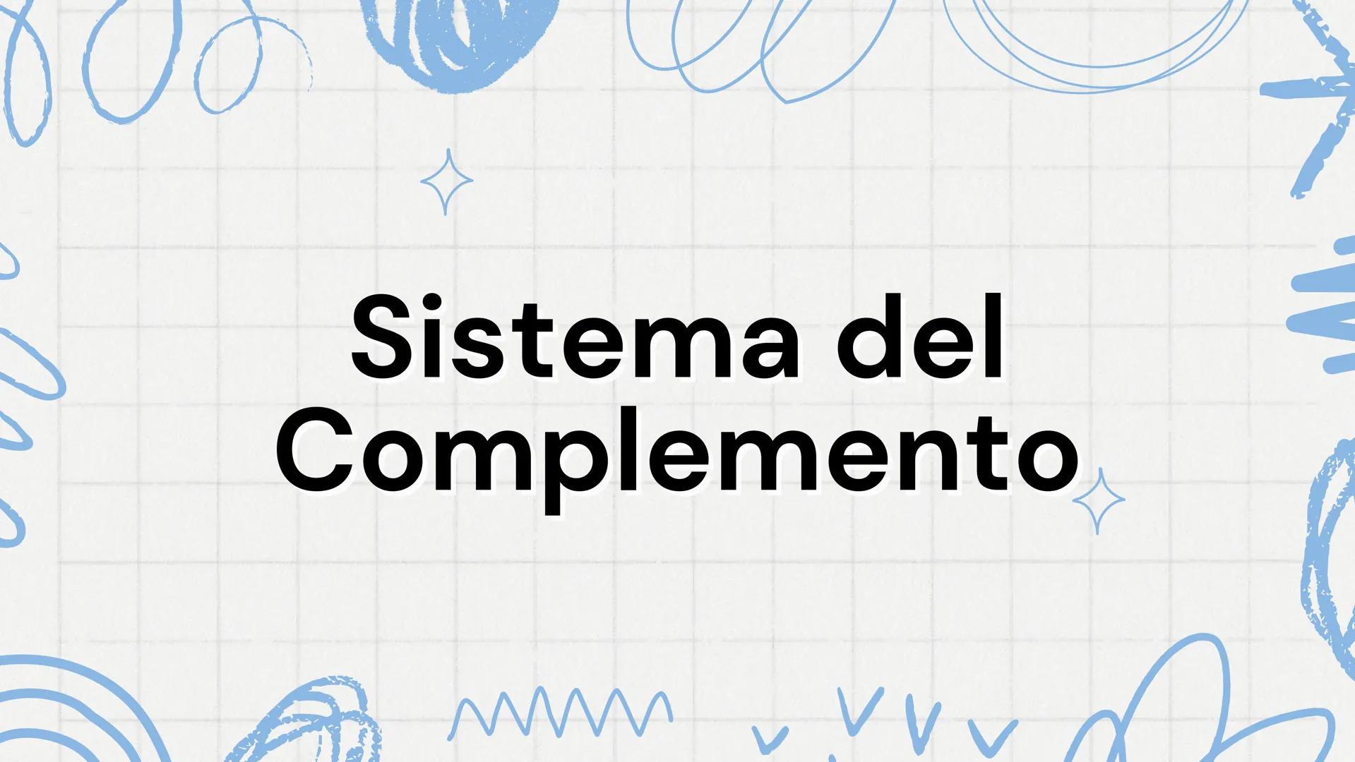 Sistema del
Complemento
www
VVV Sistema del complemento y la
inmunidad innata/adaptativa
El complemento es un sistema de
proteínas plasmátic