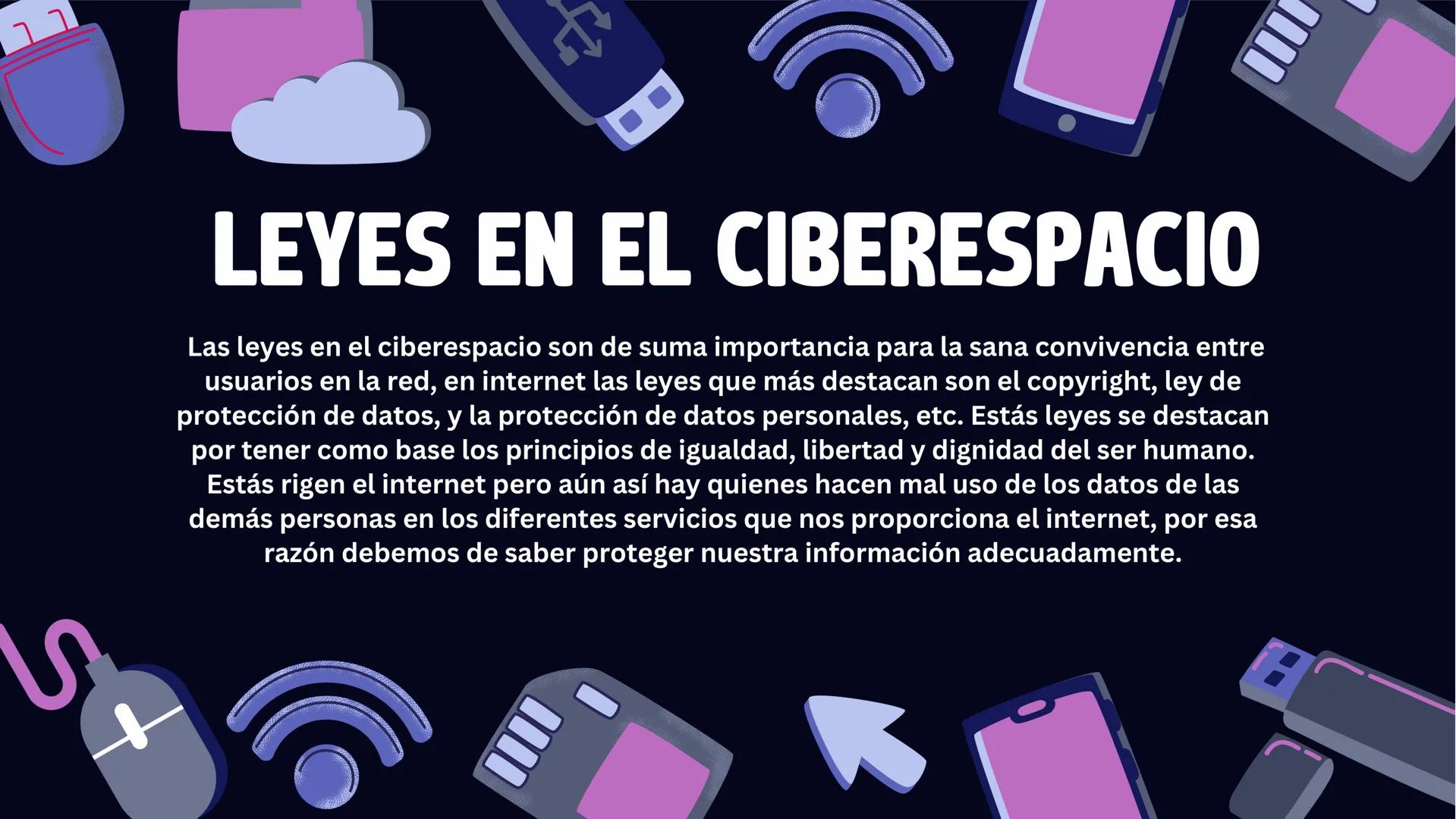 </>
Equipo 11
NORMATIVIDAD
DIGITAL ÍNDICE
SE
01. Introducción
02. Leyes en el ciberespacio
03. Servicios Digitales
04. Derechos digitales
05